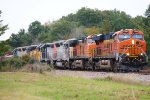 BNSF 7448, 4058, NREX 2694, 2654, 2685, 2698, 2669 